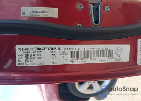 2011 Jeep Compass z USA, uszkodzony, nr VIN 1J4NT4FAXBD193042